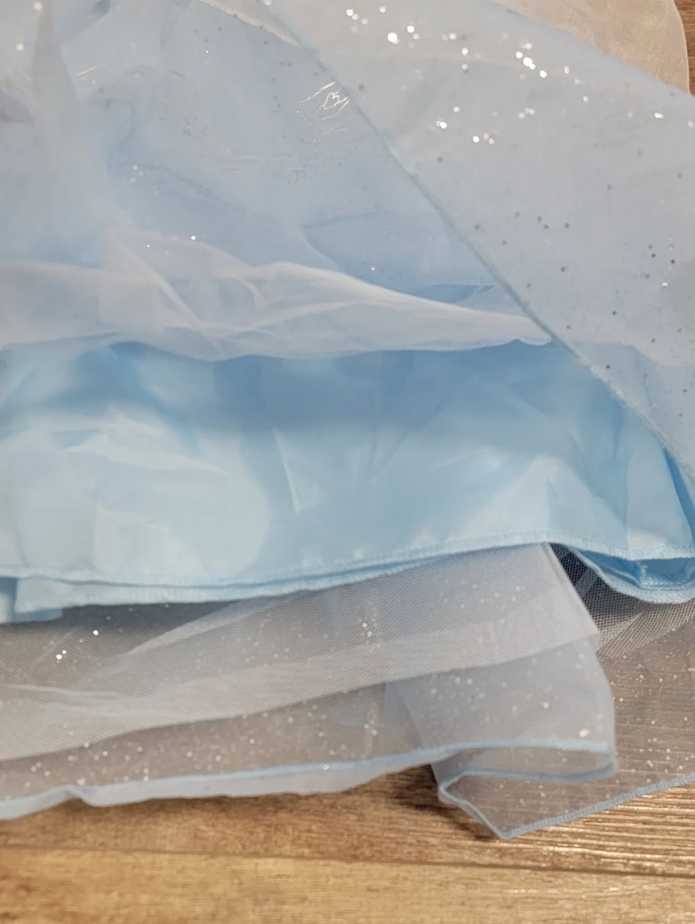 Not For Sale Cinderella Dress Princess Costume Girls Size 3 NWT Sequins Tulle - Picture 11 of 14